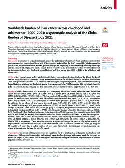 worldwide-burden-of-liver-cancer-across-childhood-and-adolescence-2000 2021